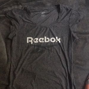 Gray Reebok tee shirt